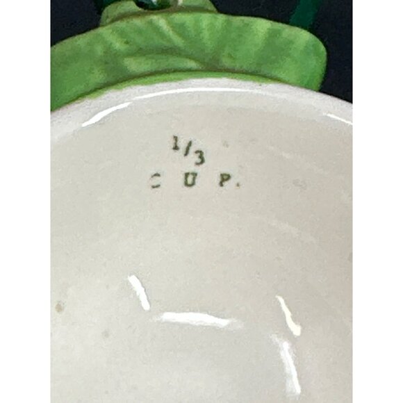 Vintage Avon Turnip 1/3 Cup Ceramic Measuring Cup Replacement Piece Kitchen Deco - Picture 3 of 5